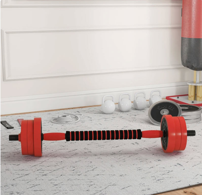 Adjustable Dumbbell Set 4 in 1 Weights Dumbbells Kettlebells Home Workouts