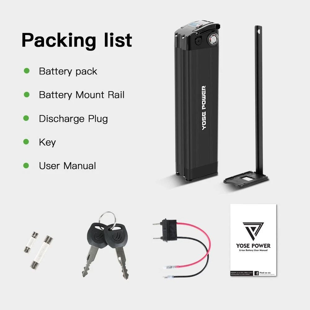 Ecotric Hammer 15.6Ah Replacement Battery 48V by Yose