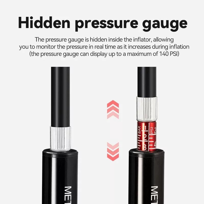 T-Shaped Spout Floor Portable Air Pump by Rockbros