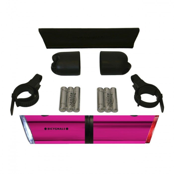 Bicygnals Twins Front & Rear Multi Beam Flashing Headlight