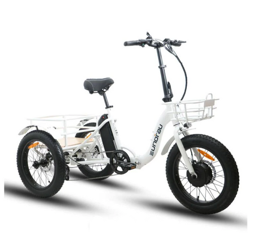 Eunorau New 500W 7Sp Folding E-Trike 2.0