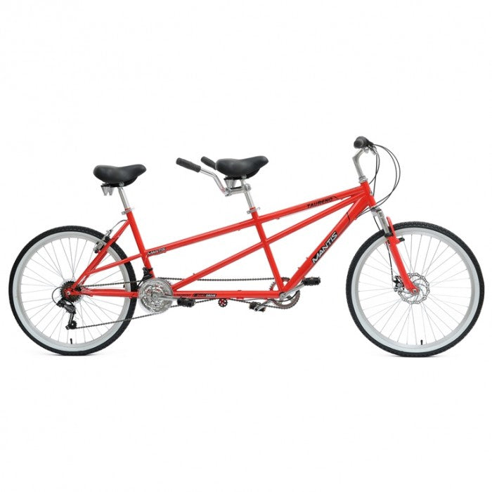 3 wheel tandem bicycle Mantis Sidekick Tandem Hybrid 18 Speed Bicycle| All Around E-Bikes