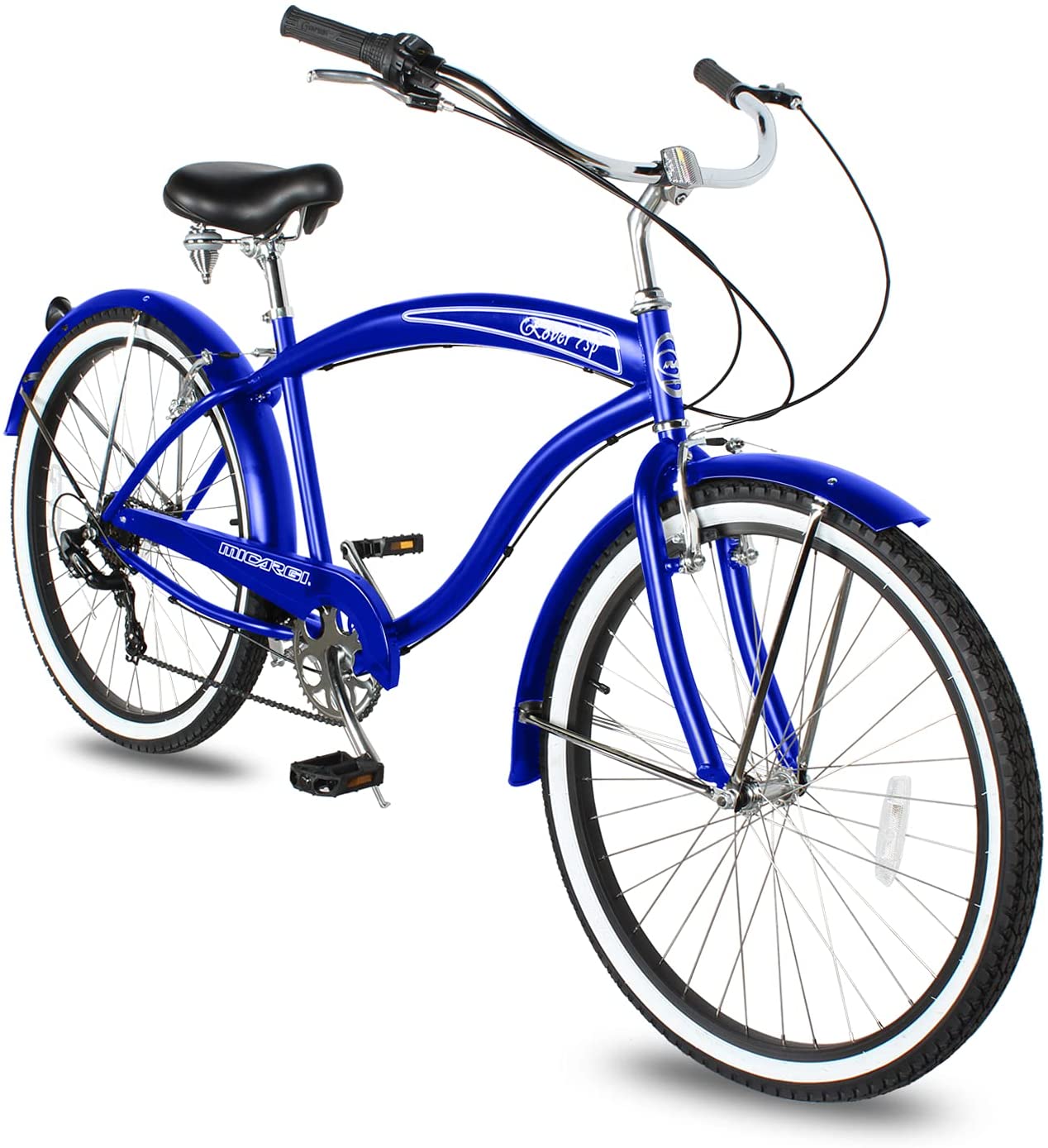 Micargi Rover 24″Men's 7SP Beach Cruiser Bicycle – All Around E-Bikes