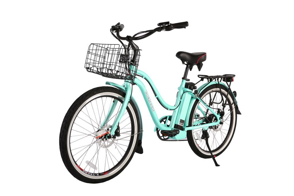 Malibu Elite Max 36 Volt Step-Through Electric Beach Cruiser Bicycle by X-Treme