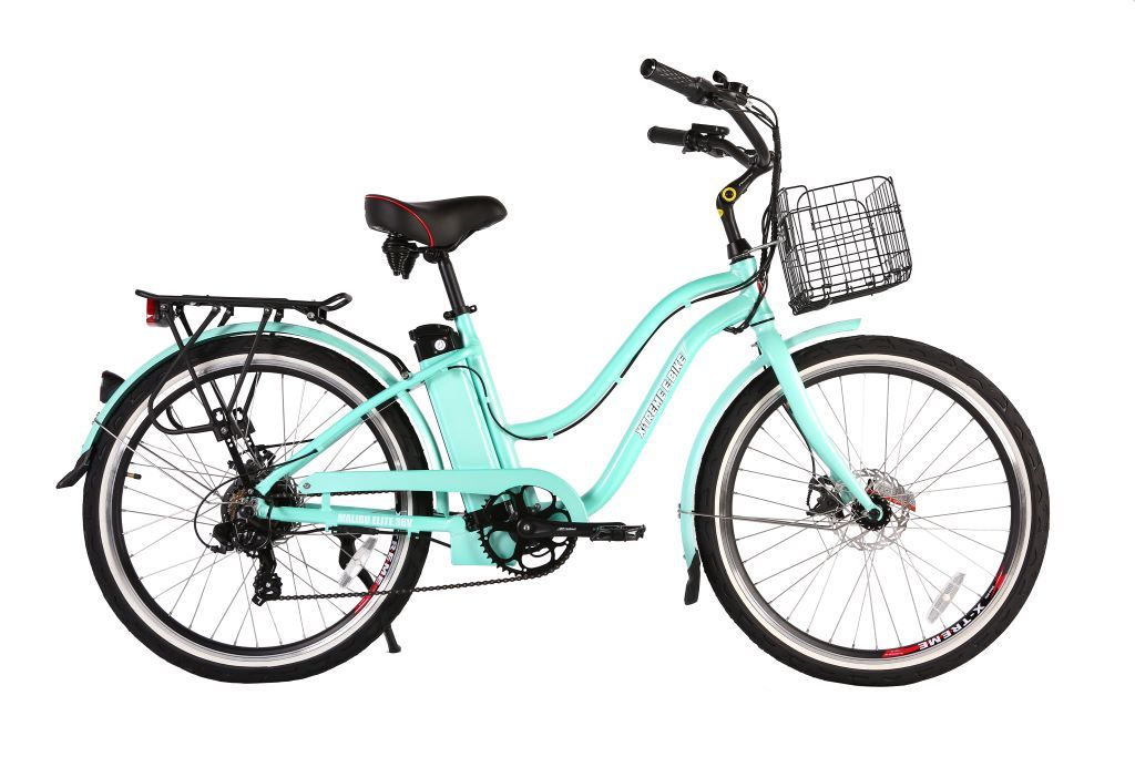 Malibu Elite Max 36 Volt Step-Through Electric Beach Cruiser Bicycle by X-Treme