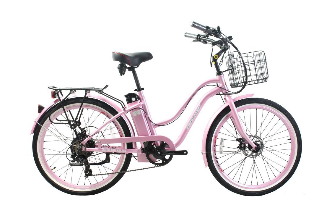 Malibu Elite Max 36 Volt Step-Through Electric Beach Cruiser Bicycle by X-Treme