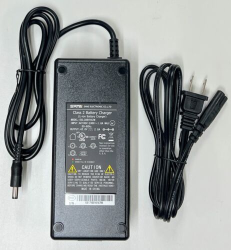 SANS Li-ion Battery Charger Power Supply Adapter Ebike Charger 42v 2A