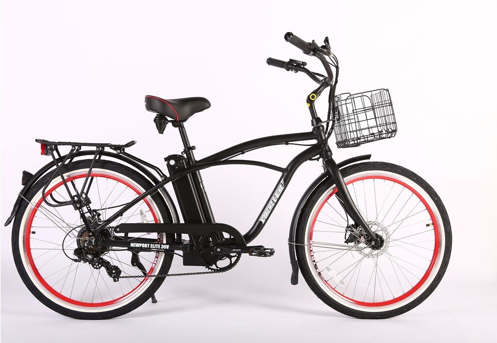 Newport Elite Max 36 Volt Electric Beach Cruiser Bicycle X-Treme 36NEWPORT-EM