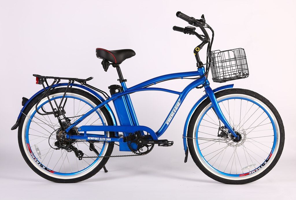 Newport Elite Max 36 Volt Electric Beach Cruiser Bicycle X-Treme 36NEWPORT-EM