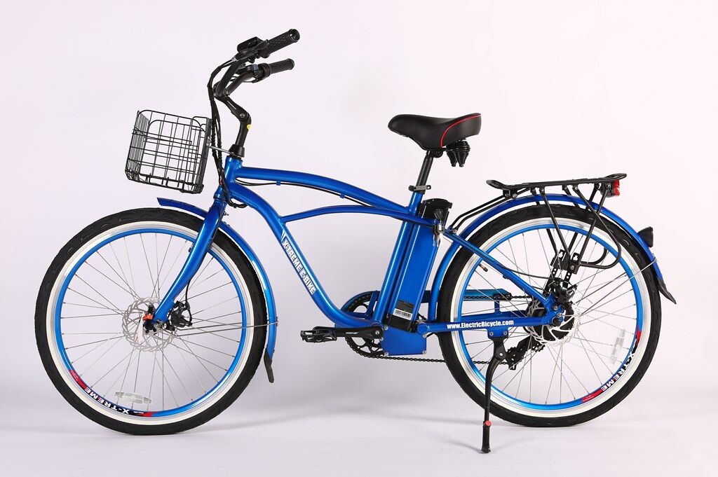 Newport Elite Max 36 Volt Electric Beach Cruiser Bicycle X-Treme 36NEWPORT-EM