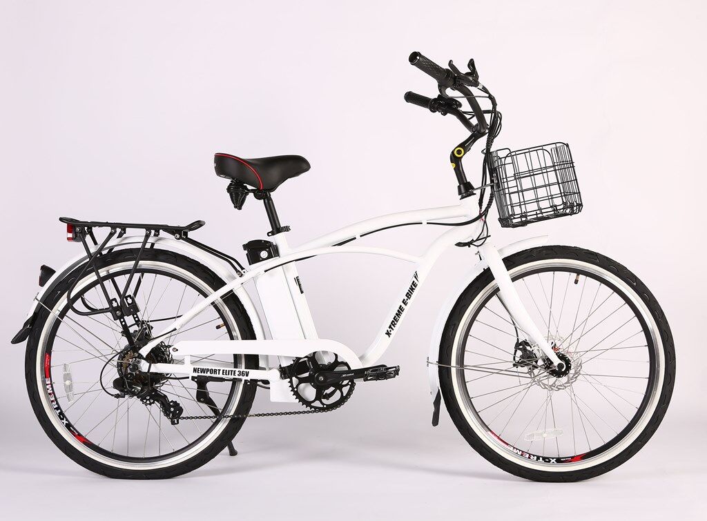 Newport Elite Max 36 Volt Electric Beach Cruiser Bicycle X-Treme 36NEWPORT-EM