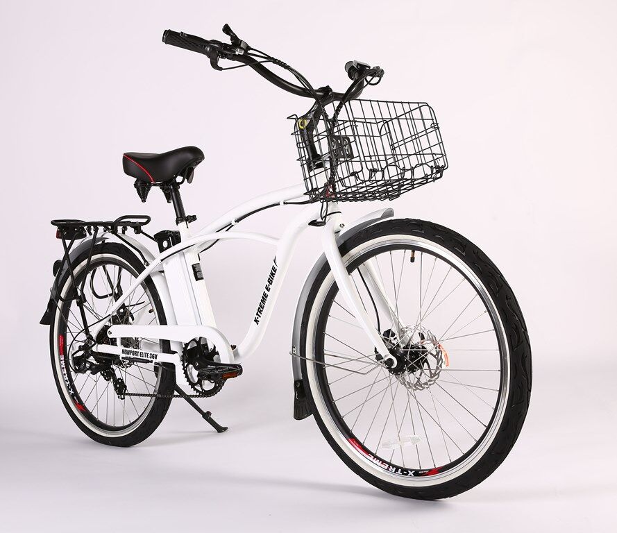 Newport Elite Max 36 Volt Electric Beach Cruiser Bicycle X-Treme 36NEWPORT-EM