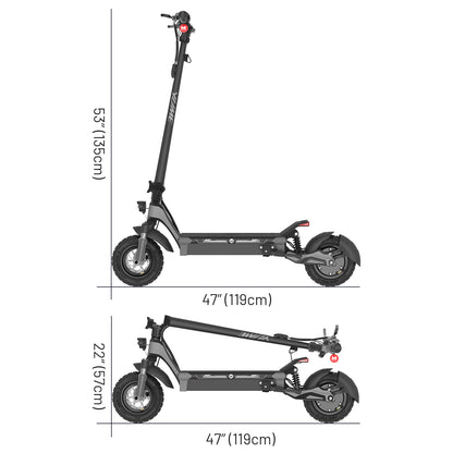 Swift 1200W 3Sp Aero Frame Lightweight E-Scooter by Yume