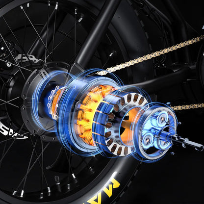 Macfox X1S Commuter Ebike 500W Motor