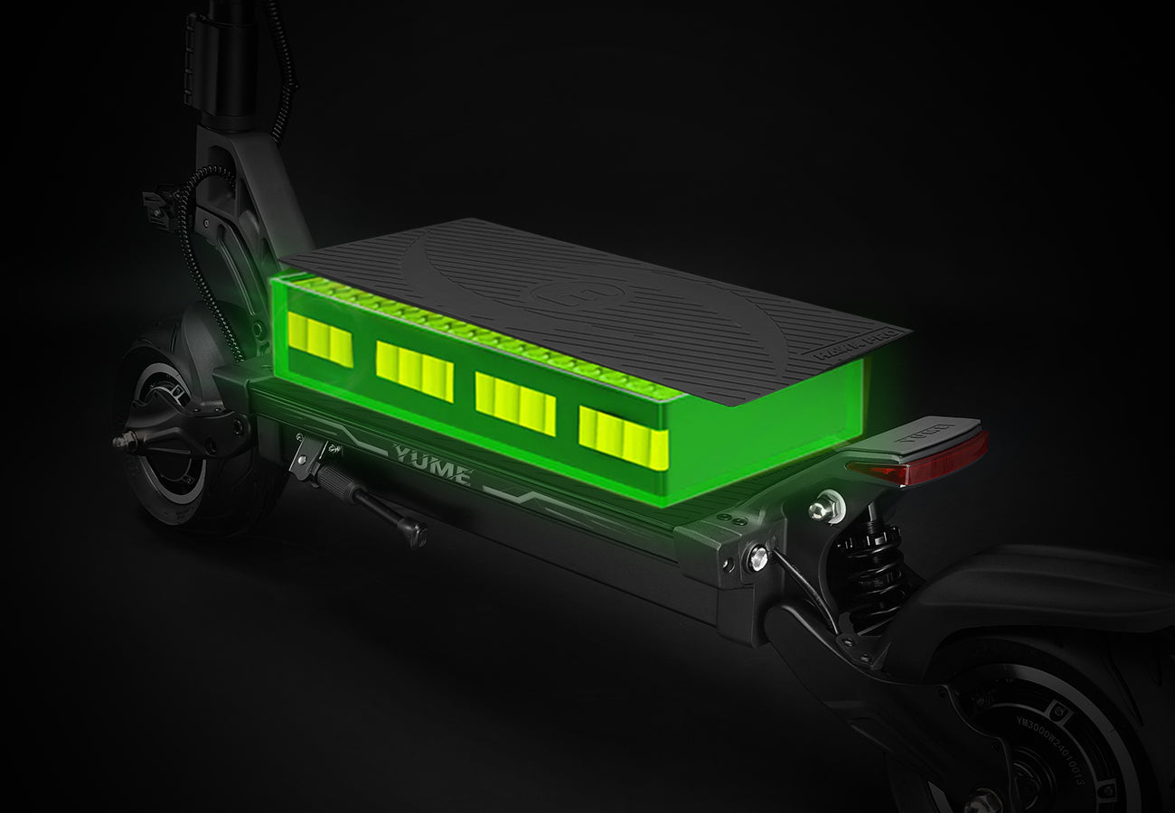 Hawk Pro 6000W 60V Dual Motor Wide Deck E-Scooter by Yume