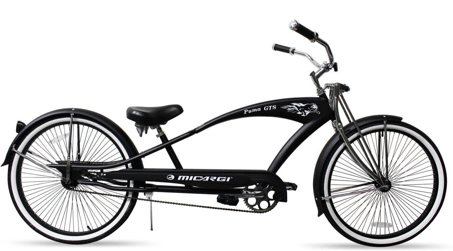 Micargi Puma GTS 26″ Stretch Cruiser Bicycle