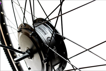electric motor for bicycle front wheel 500-1000wE-BikeKit Geared precise tensioning Bike Conversion Electric Bike Front