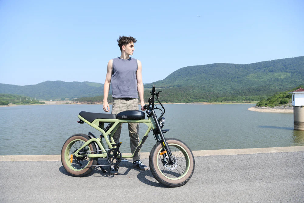 Cougar 1000w 52v Full Suspension All Terrain E-Bike by Revibikes