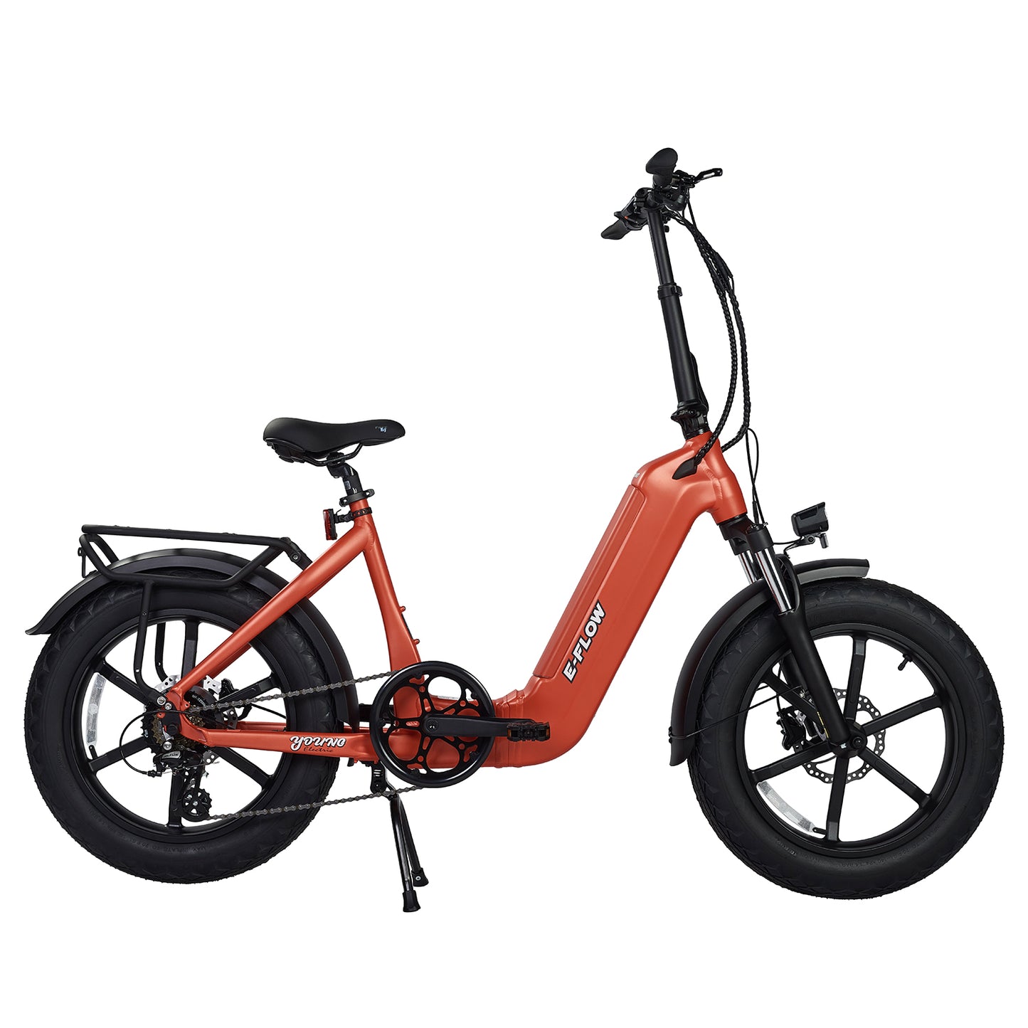 E-Flow 750W 48V 20in All Terrain Fat Tire Folding E-Bike by Young Electric