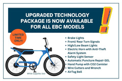 EBC Model J 500W Retro Electric Bike 1Sp / 7Sp