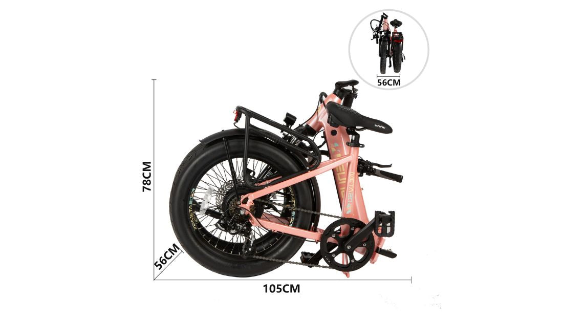 META 500W 48V Foldable E-Bike by Eunorau