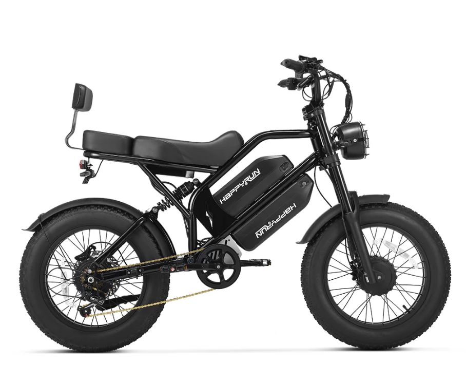 HappyRun G70 Pro Dual-Motor Dual-Battery Electric Cargo Bike
