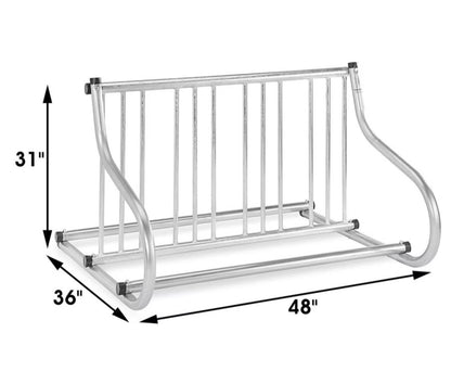 Double-Side Grid Parking Bike Rack