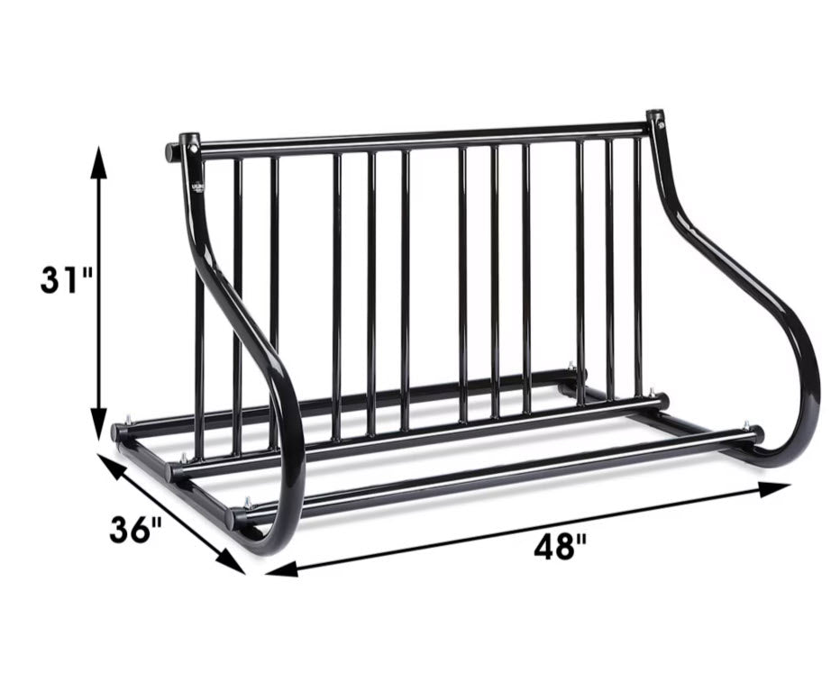 Double-Side Grid Parking Bike Rack