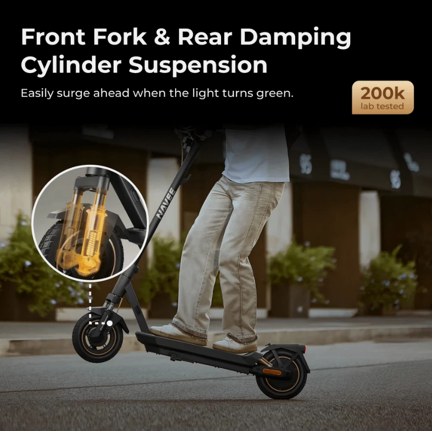 NAVEE GT3 Electric Scooter 20MPH 10" Tires