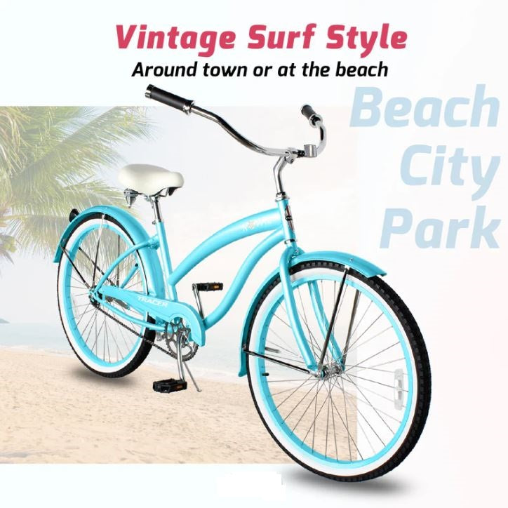 Beach Cruiser Bicycle for Women-Tracer Nova Pro 26in