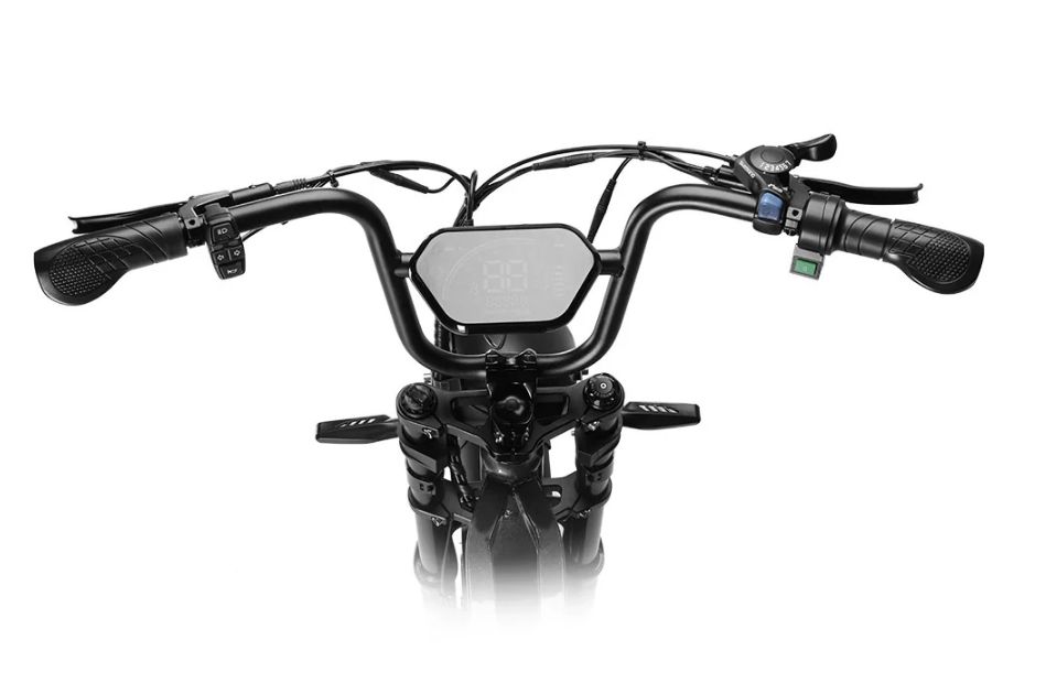 Happyrun Tank G60 Pro UL 2849 Certified Moped Style Offroad Electric Bike Fat Tire