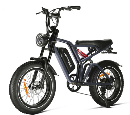 Happyrun Tank G60 Pro UL 2849 Certified Moped Style Offroad Electric Bike Fat Tire