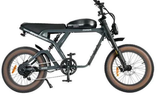 Happyrun Tank G60 Pro UL 2849 Certified Moped Style Offroad Electric Bike Fat Tire