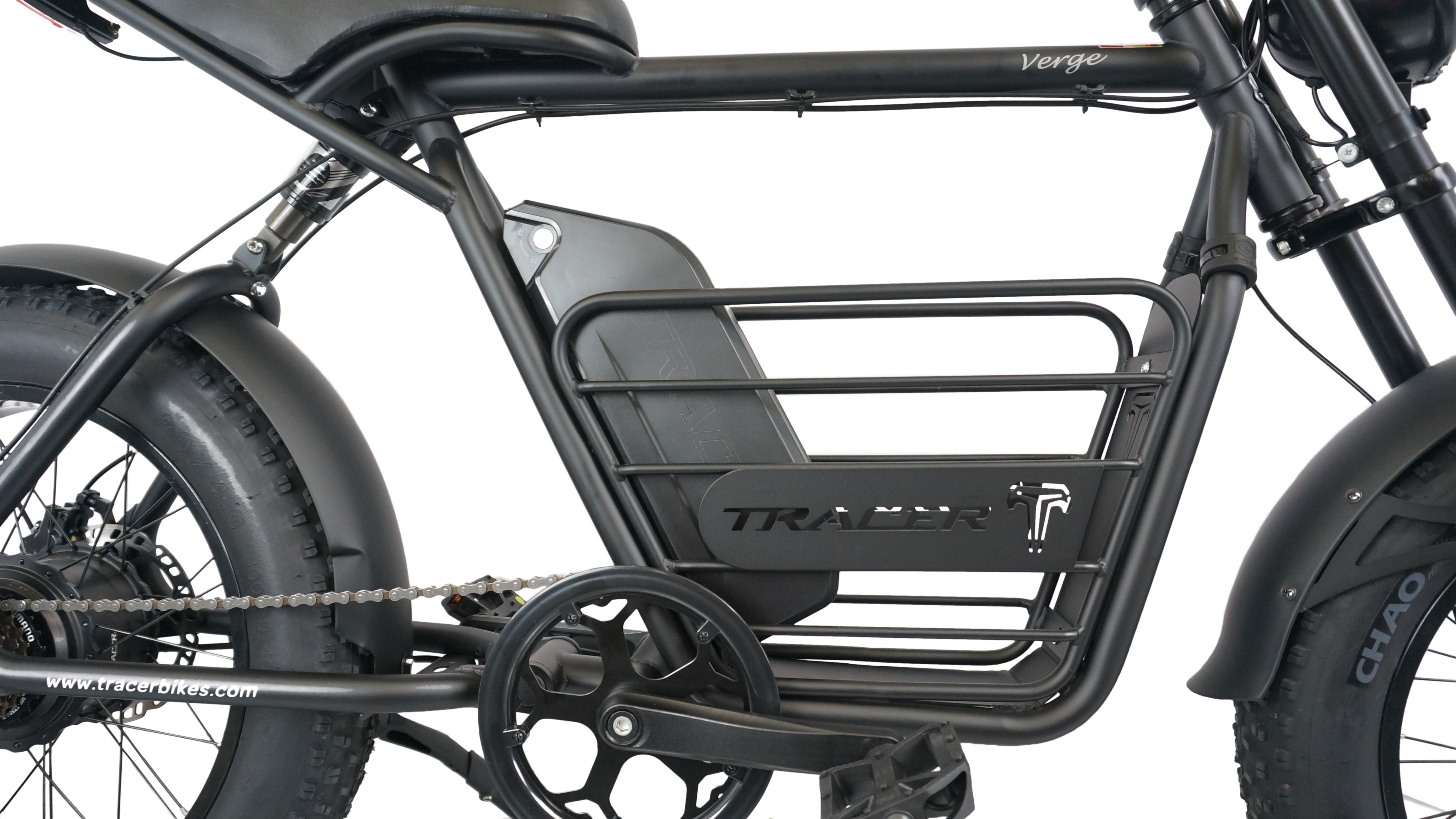 Tracer Verge Moped-Style E-Bike 800W Fat Tire E-Bike | All Around