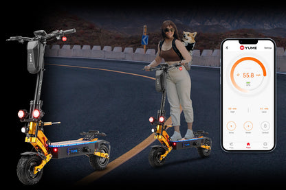 X11+ 6000W 60V Aircraft Grade Frame E-Scooter by Yume