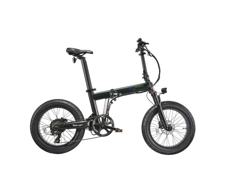 Beluga Plus by Qualisports 500w 48v Dual Battery Option  Foldable Electric Bike