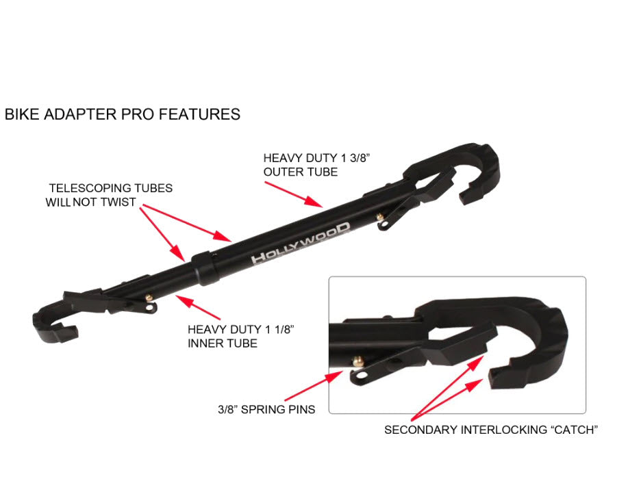 Step-thru bike adapter artificial top tube