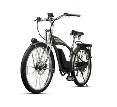 Retro E-Classic Step Over Electric Bike Cruiser 26in 500W by Young Electric