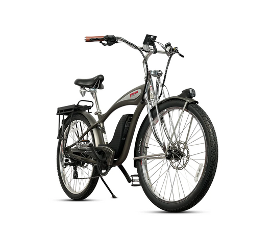 Retro E-Classic Step Over Electric Bike Cruiser 26in 500W by Young Electric