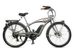 Retro E-Classic Step Over Electric Bike Cruiser 26in 500W by Young Electric