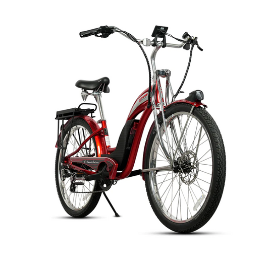 Retro E-Classic Step Through Electric Bike Cruiser 26in 500W by Young Electric