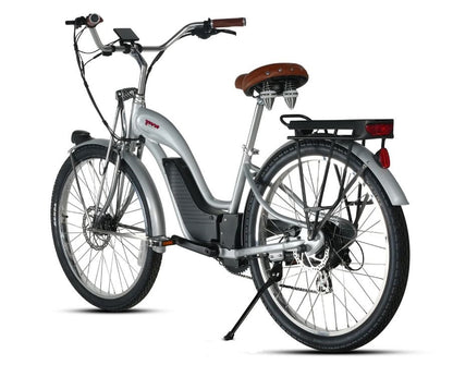 Retro E-Classic Step Through Electric Bike Cruiser 26in 500W by Young Electric