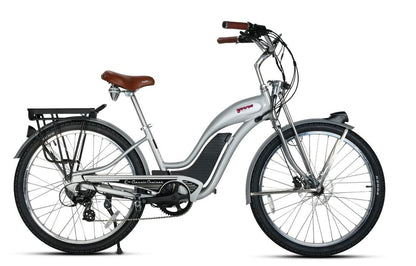 Retro E-Classic Step Through Electric Bike Cruiser 26in 500W by Young Electric