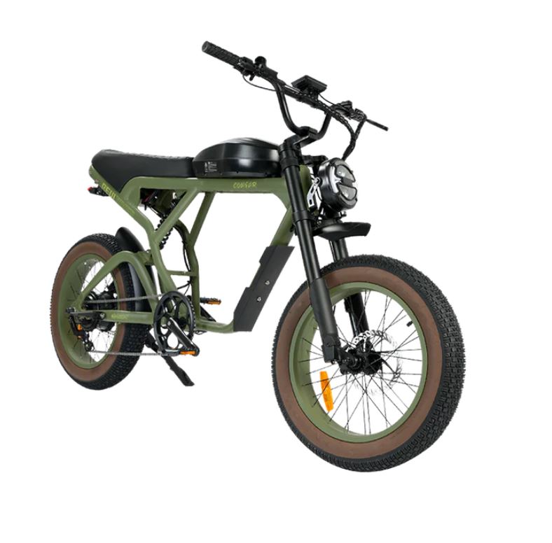 Cougar 1000w 52v Full Suspension All Terrain E-Bike by Revibikes – All Around E-Bikes