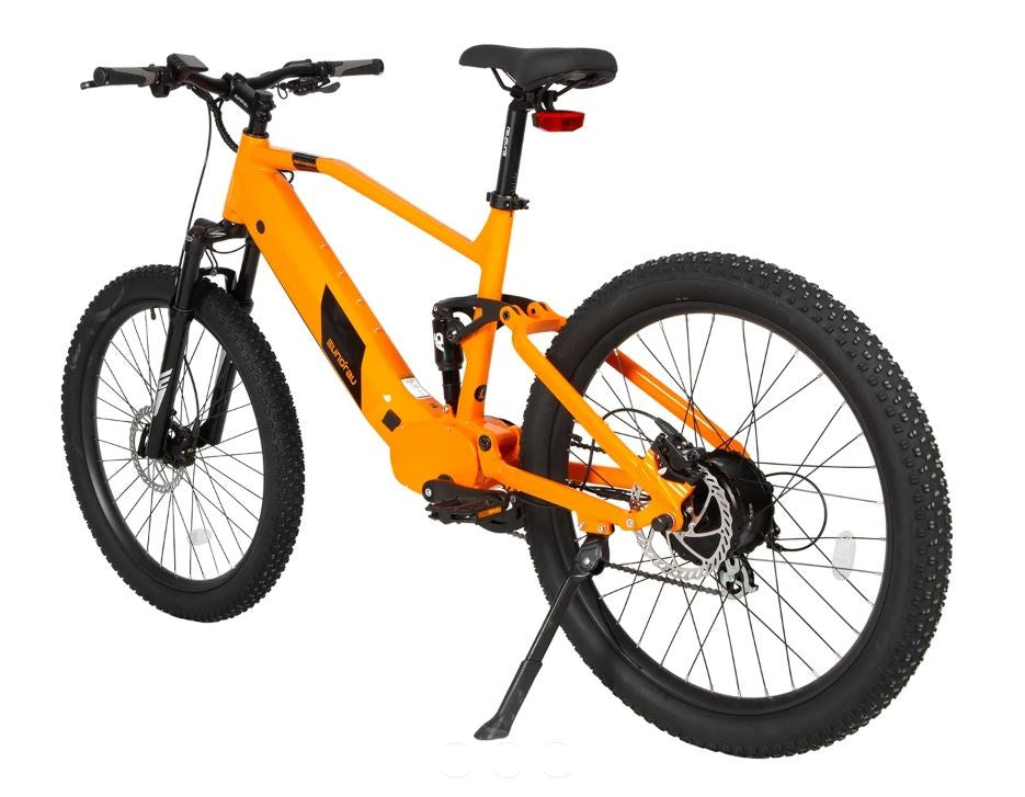 Eunorau Defender 500w 48v 15Ah Full Suspension Electric Mountain Bicyc ...