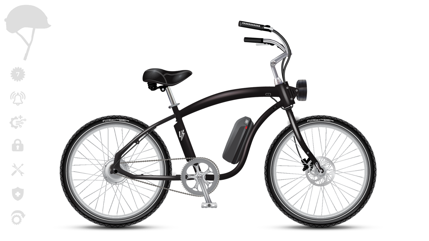 EBC Model C 750w 1Sp / 7Sp E-Cruiser Bike