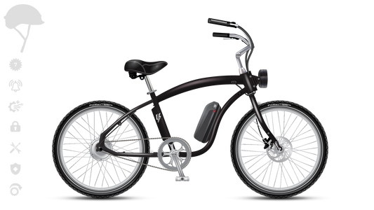 EBC Model C 750w 1Sp / 7Sp E-Cruiser Bike