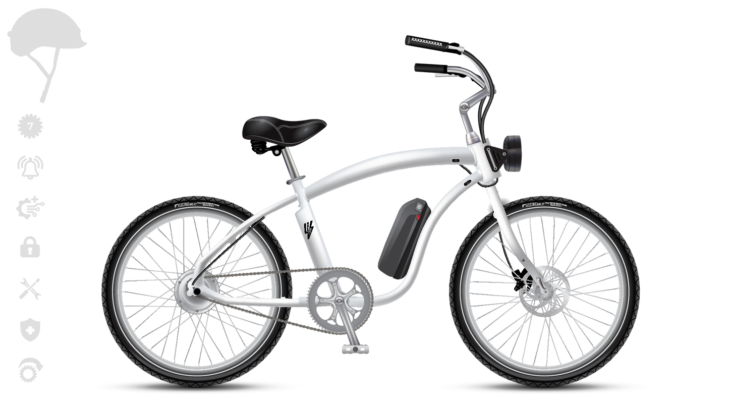 EBC Model C 750w 1Sp / 7Sp E-Cruiser Bike