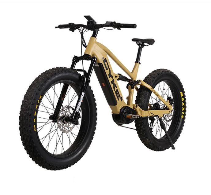 Falcon X 1000w Mid Drive Full Suspension E Bike by Cyke