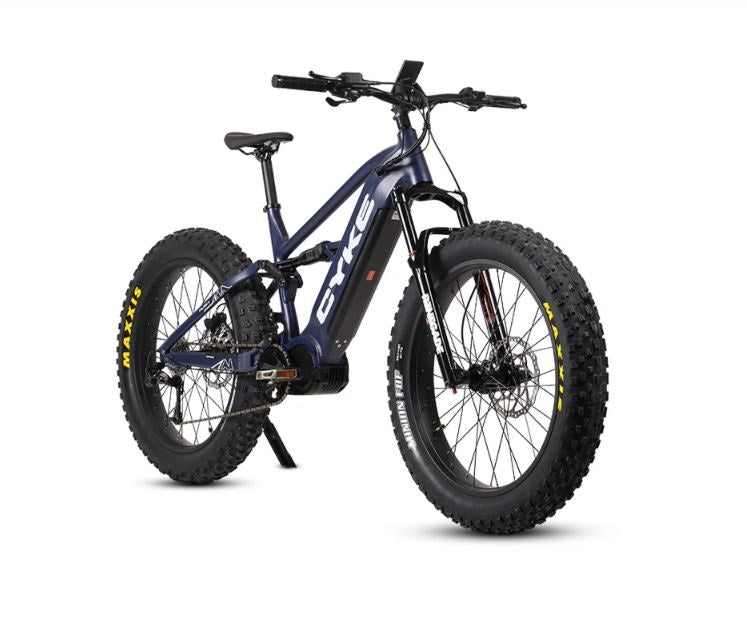 Full Suspension Fat Tire Ebike Mid Drive Eunorau |FAT-HS Hunter X8